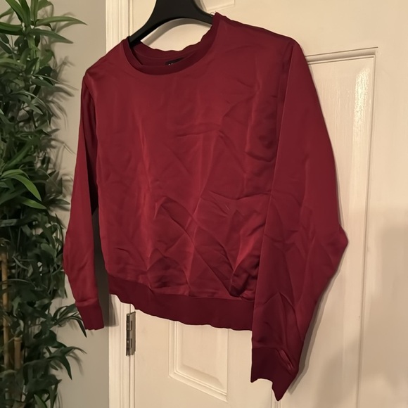 Trouvé maroon blouse XS EUC - Picture 2 of 8